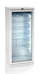 Шкаф-витрина холодильный Бирюса-235DNZ универсальный (с замком)