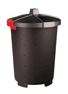 Бак для сбора отходов 45л, черный, Restola