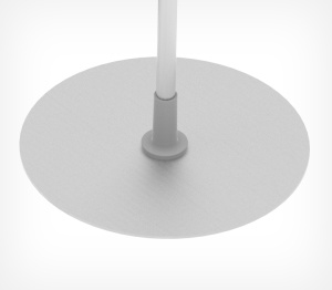Подставка круглая металлическая BASE-ML-ROUND цвет серый