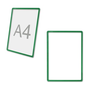 Рамка Shols формат А4, зеленая
