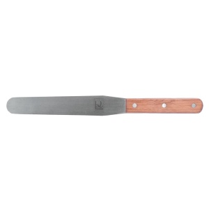 Нож-лопатка кондитерская металлическая с деревянной ручкой 15 см, P.L. - Proff Chef Line