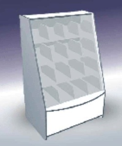 Прилавок-витрина кондитерский Аленка (900х500х1400)