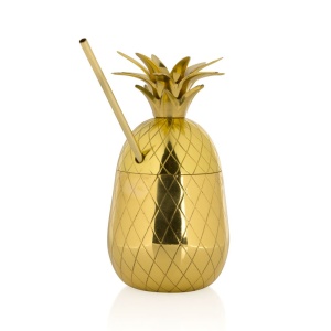 Коктейльный бокал "Ананас", 650мл. золотой цвет, P.L.- Barbossa