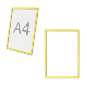 Рамка Shols формат А4, желт.